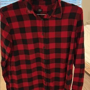 Uniqlo plaid button up